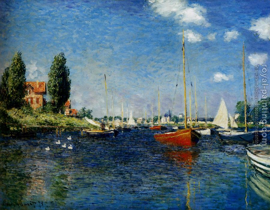 Claude Oscar Monet : Argenteuil (Red Boats)